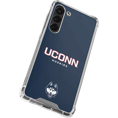 University of Connecticut Huskies UConn Galaxy S24 FE Clear Case