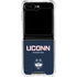 University of Connecticut Huskies UConn Galaxy Z Flip6 Clear Case