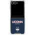 University of Connecticut Huskies UConn Galaxy Z Flip7 Clear Case