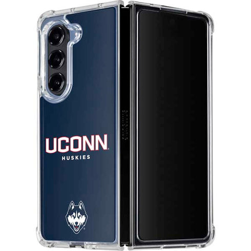 University of Connecticut Huskies UConn Galaxy Z Fold5 5G Clear Case