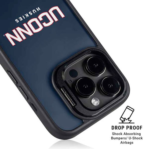 University of Connecticut Huskies UConn iPhone 14 Pro Max Kickstand Case