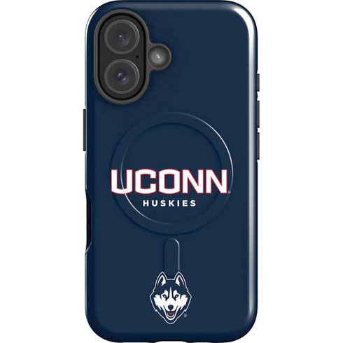 University of Connecticut Huskies UConn iPhone 16 Magsafe Impact Case