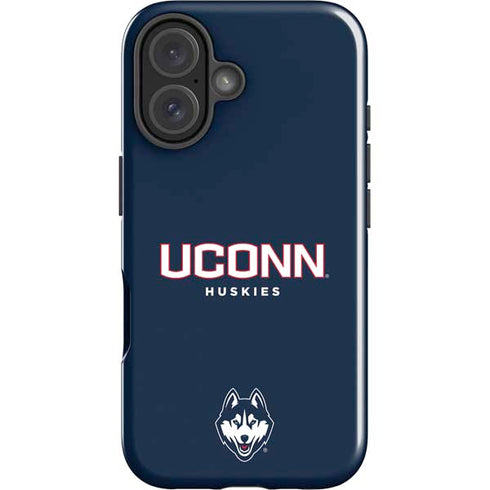 University of Connecticut Huskies UConn iPhone 16 Plus Impact Case