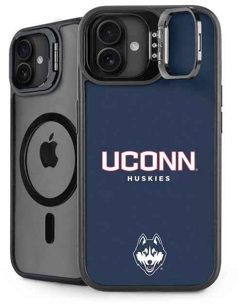 University of Connecticut Huskies UConn iPhone 16 Plus Kickstand Case
