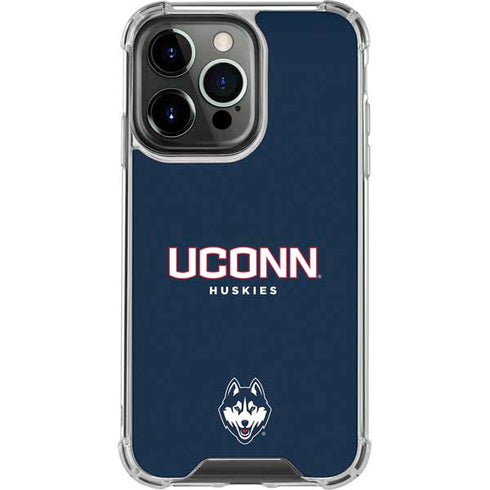 University of Connecticut Huskies UConn iPhone 16 Pro Max Clear Case
