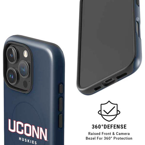 University of Connecticut Huskies UConn iPhone 16 Pro Max Magsafe Impact Case
