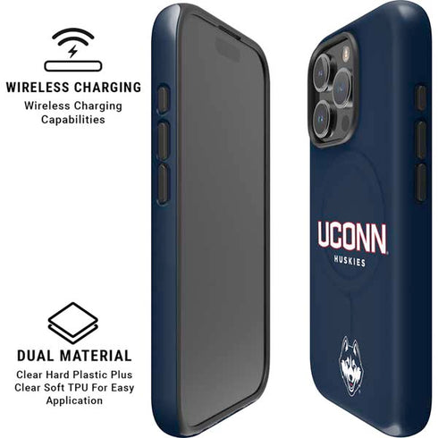 University of Connecticut Huskies UConn iPhone 16 Pro Max Magsafe Impact Case