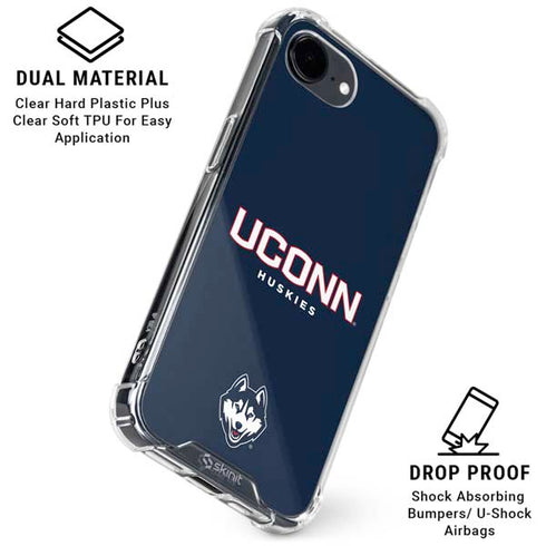 University of Connecticut Huskies UConn iPhone 16e Clear Case