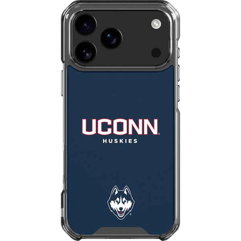 University of Connecticut Huskies UConn iPhone 17 Pro Max Clear Case