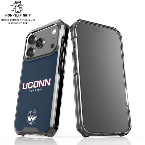 University of Connecticut Huskies UConn iPhone 17 Pro Max Clear Case