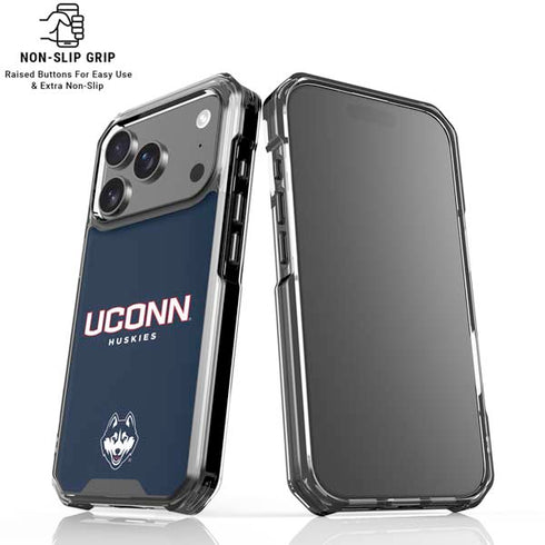 University of Connecticut Huskies UConn iPhone 18 Pro Clear Case