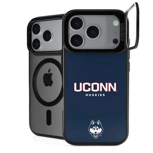 University of Connecticut Huskies UConn iPhone 18 Pro Kickstand Case