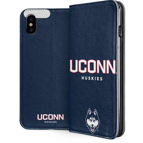 University of Connecticut Huskies UConn iPhone 8 Folio Case