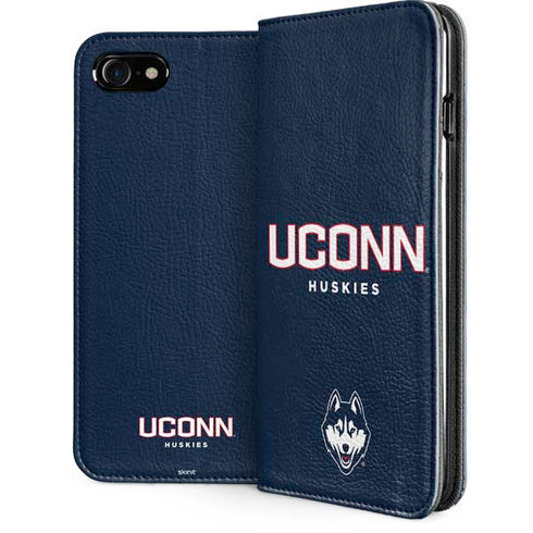 University of Connecticut Huskies UConn iPhone SE (2nd & 3rd Gen) Folio Case