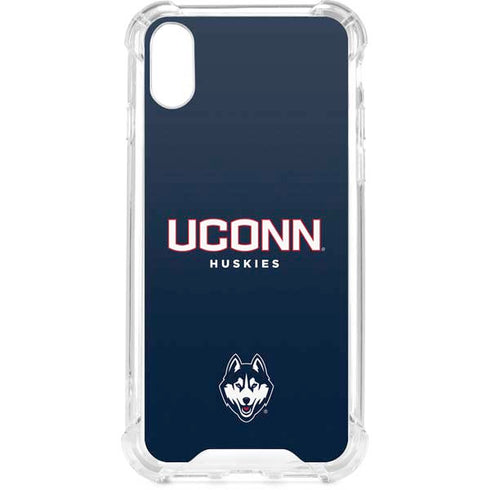 University of Connecticut Huskies UConn iPhone XS Clear Case