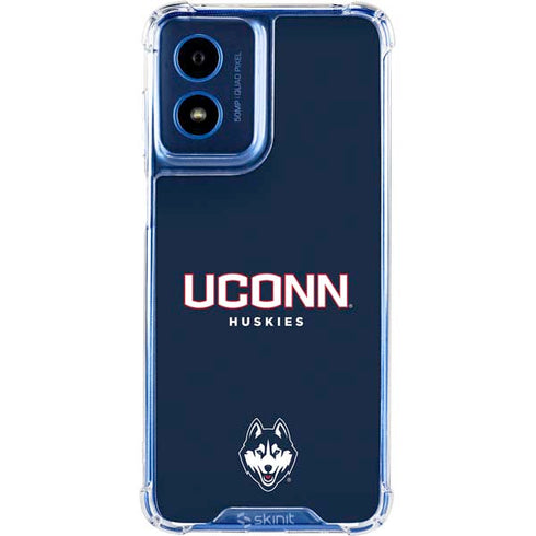 University of Connecticut Huskies UConn Moto G 5G (2024) Clear Case