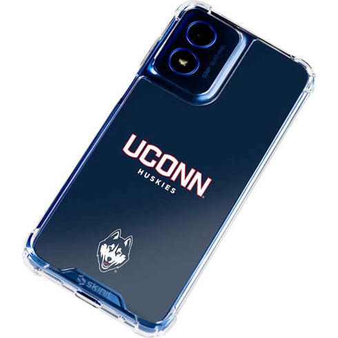 University of Connecticut Huskies UConn Moto G 5G (2024) Clear Case