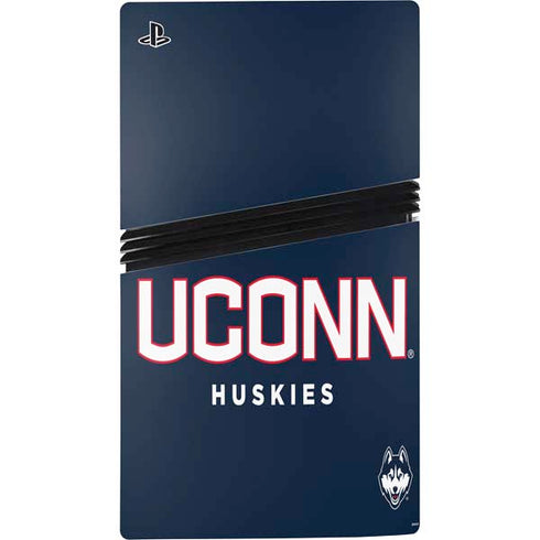 University of Connecticut Huskies UConn PS5 Pro Console Skin