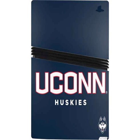 University of Connecticut Huskies UConn PS5 Pro Console Skin