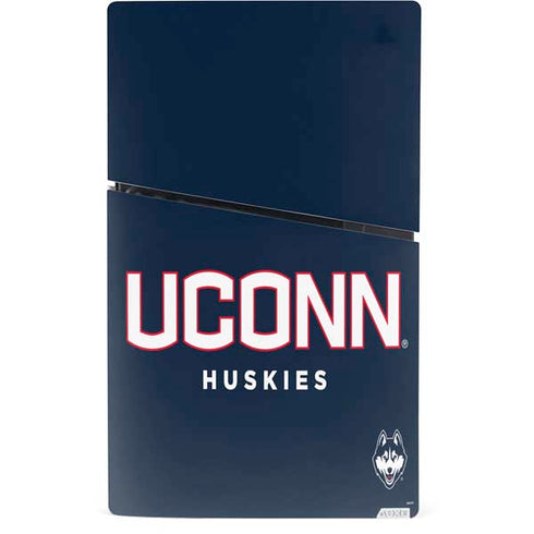 University of Connecticut Huskies UConn PS5 Slim Digital Edition Console Skin