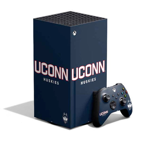 University of Connecticut Huskies UConn XBox Series X Digital Edition Bundle Skin
