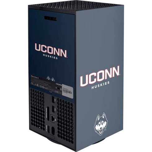 University of Connecticut Huskies UConn XBox Series X Digital Edition Console Skin