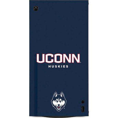 University of Connecticut Huskies UConn XBox Series X Digital Edition Console Skin