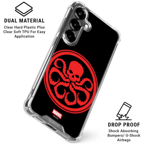 Marvel Captain America Hydra Symbol Galaxy S26 Clear Case