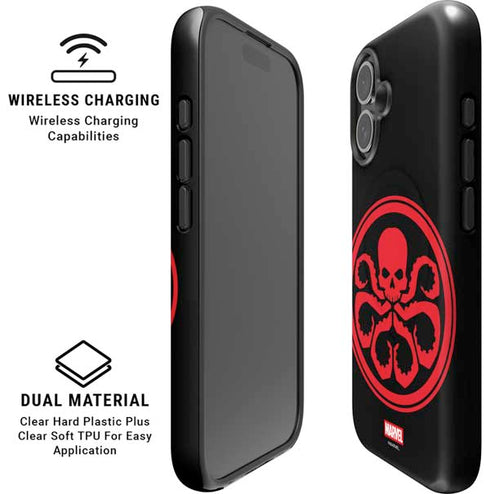 Marvel Captain America Hydra Symbol iPhone 16 Plus Magsafe Impact Case