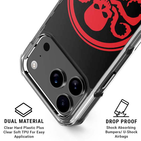 Marvel Captain America Hydra Symbol iPhone 18 Pro Clear Case