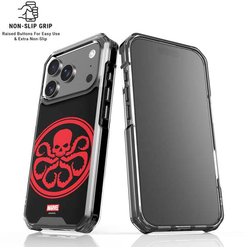 Marvel Captain America Hydra Symbol iPhone 18 Pro Clear Case