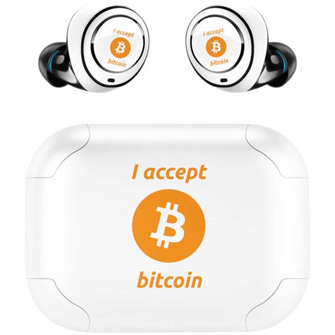I Accept Bitcoin Amazon Echo Buds Skin