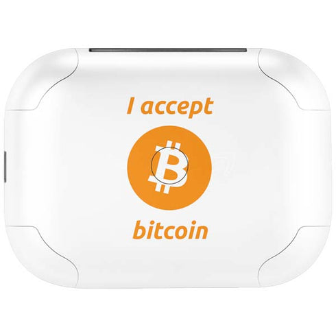 I Accept Bitcoin Amazon Echo Buds Skin