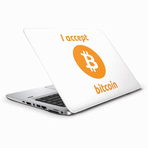 I Accept Bitcoin HP Elitebook Skin