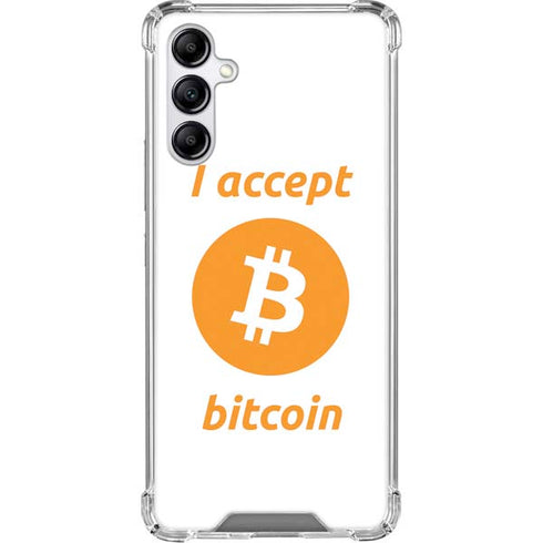 I Accept Bitcoin Gabb Phone 4 Clear Case