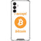 I Accept Bitcoin Galaxy A16 5G Clear Case