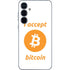 I Accept Bitcoin Galaxy A35 5G Skin