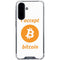 I Accept Bitcoin Galaxy A36 5G Clear Case