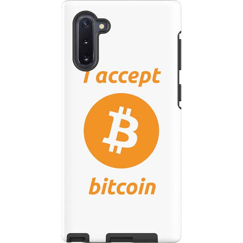 I Accept Bitcoin Galaxy Cases