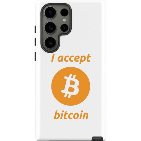 I Accept Bitcoin Galaxy S23 Ultra Pro Case