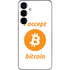 I Accept Bitcoin Galaxy S25 Plus Skin