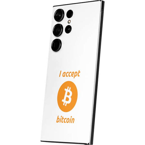 I Accept Bitcoin Galaxy S25 Ultra Skin