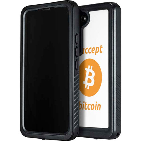I Accept Bitcoin Galaxy S24 Waterproof Case