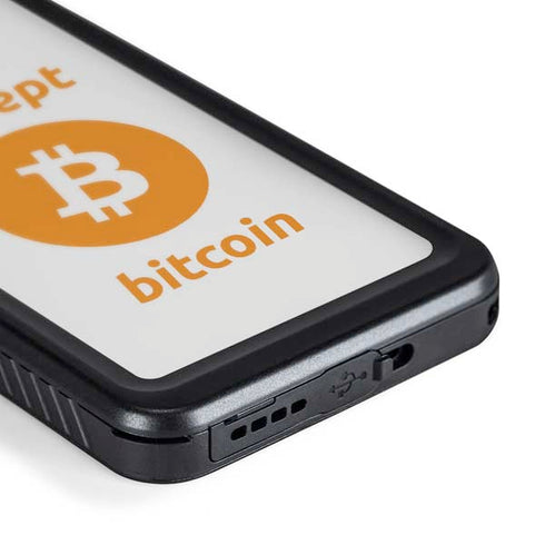I Accept Bitcoin Galaxy S24 Waterproof Case