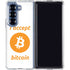 I Accept Bitcoin Galaxy Z Fold6 Clear Case