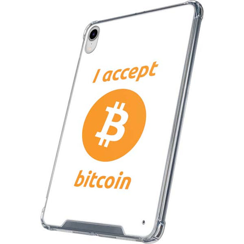 I Accept Bitcoin iPad 11th Gen (2025) Clear Case