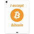 I Accept Bitcoin Apple iPad Air Skin