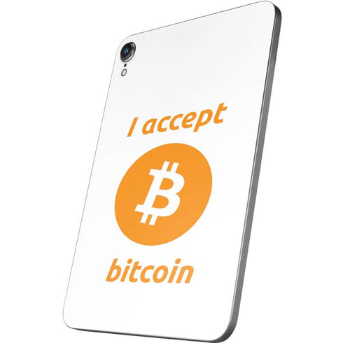 I Accept Bitcoin Apple iPad Mini Skin