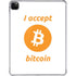 I Accept Bitcoin iPad Pro 11in (2024) Clear Case