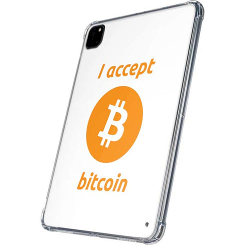 I Accept Bitcoin iPad Pro 11in (2024) Clear Case